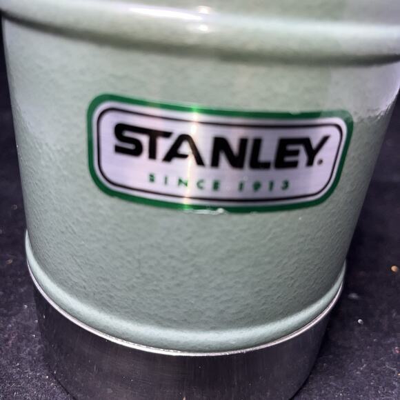VTG Stanley 17oz Vacuum Bottle Camping Soup THERMOS Cup Camping Forest Green - Picture 8 of 8